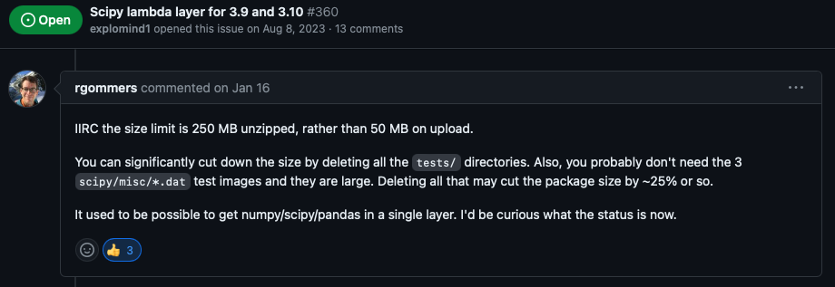 Ý tưởng clean up repo SciPy trên GitHub Issue