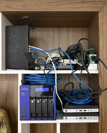 Khoe góc homelab tại nhà